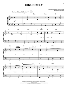 Sincerely von Alan Freed (Download) 