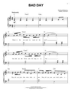 Bad Day von Daniel Powter (Download) 