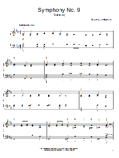 Ode To Joy von Ludwig van Beethoven (Download) 