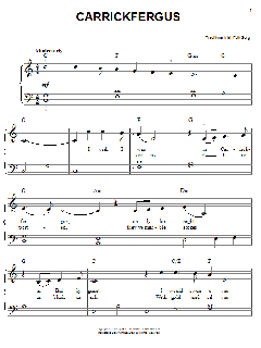Carrickfergus von Irish Folksong (Download) 