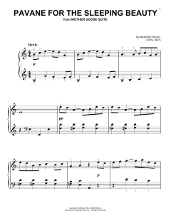 Pavanne De La Belle Au Bois Dormant von Maurice Ravel (Download) 