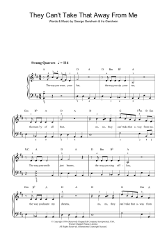They Can't Take That Away From Me von George Gershwin (Download) 