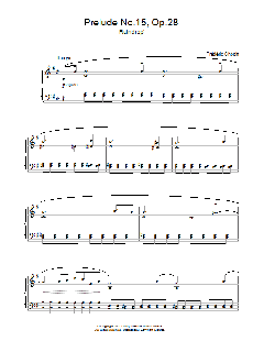 Prelude In Db Major, Op. 28, No. 15 von Frédéric Chopin (Download) 