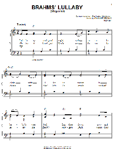 Lullaby (Cradle Song) von Johannes Brahms (Download) 