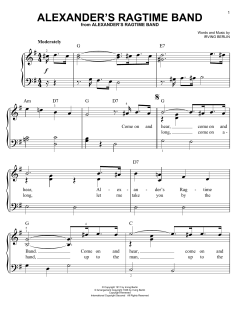 Alexander's Ragtime Band von Irving Berlin (Download) 