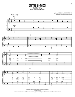 Dites-Moi (Tell Me Why) von Rodgers & Hammerstein (Download) 