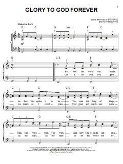 Glory To God Forever von Vicky Beeching (Download) 