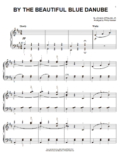 By The Beautiful Blue Danube von Johann Strauss Jr. (Download) 