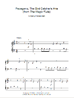Papageno, The Bird Catcher's Aria von Wolfgang Amadeus Mozart (Download) 