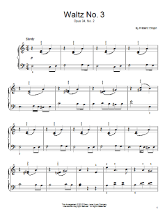 Waltz Op. 34, No. 2 von Frédéric Chopin (Download) 