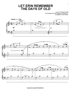 Let Erin Remember The Days Of Old von Thomas Moore (Download) 