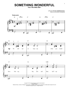 Something Wonderful von Rodgers & Hammerstein (Download) 