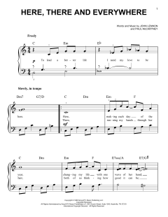 Here, There And Everywhere von The Beatles (Download) 