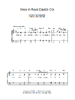 Once In Royal David's City von Cecil F. Alexander (Download) 