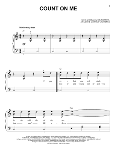 Count On Me von Bruno Mars (Download) 