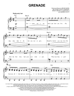Grenade von Bruno Mars (Download) 