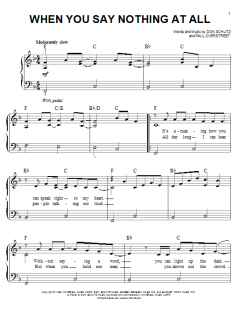 When You Say Nothing At All von Keith Whitley (Download) 