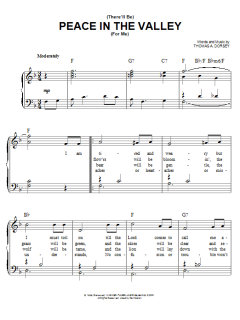 There Will Be Peace In The Valley For Me von Elvis Presley (Download) 