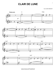 Clair de Lune von Claude Debussy (Download) 