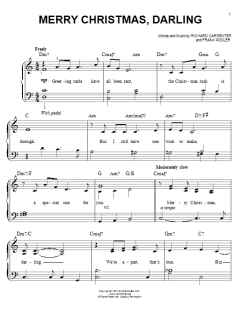 Merry Christmas, Darling von Frank Pooler (Download) 