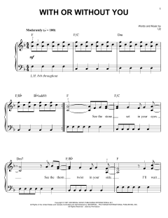With Or Without You von U2 (Download) 