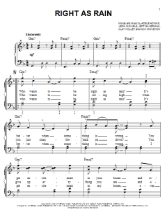 Right As Rain von Adele (Download) 