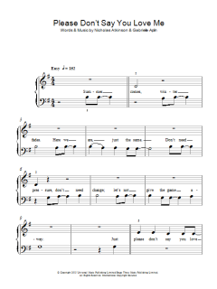 Please Don't Say You Love Me von Gabrielle Aplin (Download) 