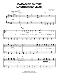 Paradise By The Dashboard Light von Meat Loaf (Download) 
