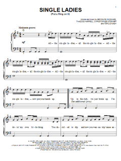 Single Ladies (Put A Ring On It) von Beyoncé (Download) 