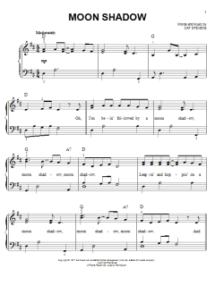 Moon Shadow von Cat Stevens (Download) 