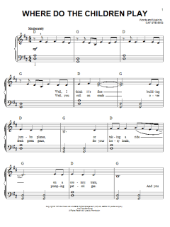Where Do The Children Play von Cat Stevens (Download) 