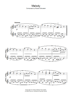 Melody von Robert Schumann (Download) 