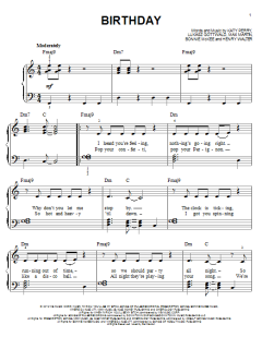 Birthday von Katy Perry (Download) 