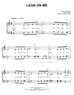 Lean On Me von Bill Withers (Download) 