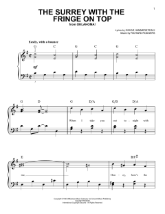 The Surrey With The Fringe On Top von Rodgers & Hammerstein (Download) 