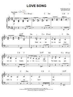 Love Song von Sara Bareilles (Download) 
