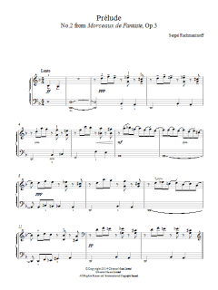 Prelude (No. 2 from Morceaux de Fantasie, Op. 3) (Download) 