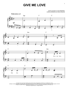 Give Me Love von Ed Sheeran (Download) 