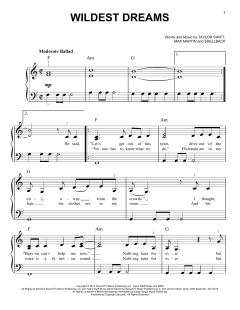 Wildest Dreams von Taylor Swift (Download) 