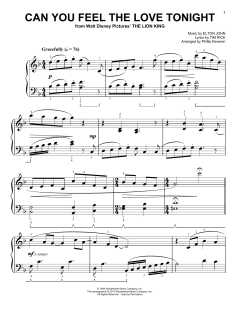 Can You Feel The Love Tonight [Classical version] von Elton John (Download) 