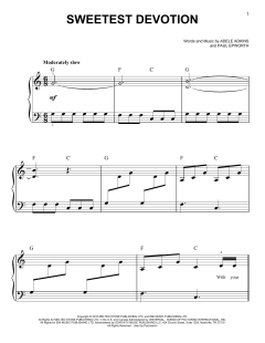 Sweetest Devotion von Adele (Download) 