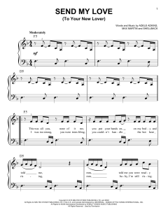 Send My Love (To Your New Lover) von Adele (Download) 
