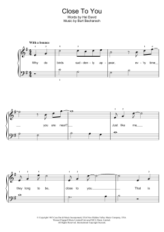 Close To You (They Long To Be) von The Carpenters (Download) 