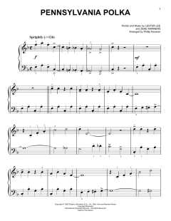 Pennsylvania Polka [Classical version] von Lester Lee (Download) 