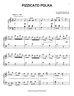 Pizzicato Polka [Classical version] von Johann Strauss Jr. (Download) 