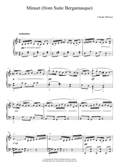 Minuet (From Suite Bergamasque) von Claude Debussy (Download) 