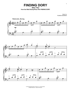 Finding Dory (Main Title) von Thomas Newman (Download) 