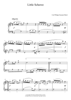 Little Scherzo von Carl Philipp Emanuel Bach (Download) 
