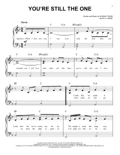 You're Still The One von Shania Twain (Download) 