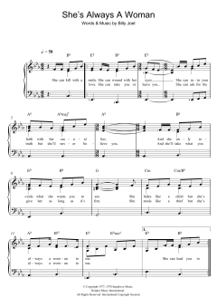 She's Always A Woman von Billy Joel (Download) 